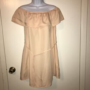 Cotton On Sarah Strapless Dress mini pink size medium summer ear